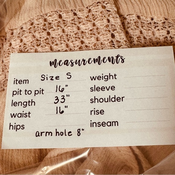 Versona Pink Peach Crochet Ruffled Tiered Sleeveless Flowy Dress Size S - Picture 9 of 9